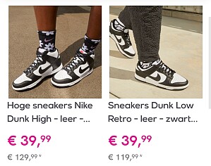 Nike dunk Low sneakers 39,99€!