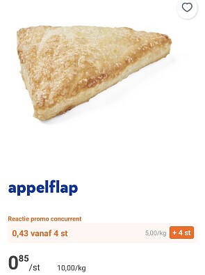 Appelflappen -50% bij okay