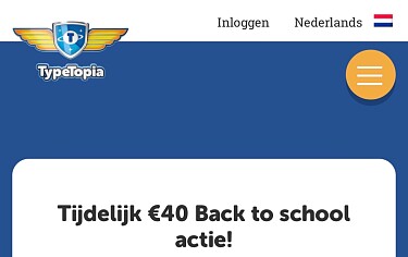 Tijdelijk €40 Back to school actie