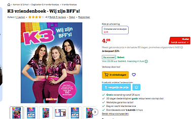 📖 K3 vriendenboek Wij zijn BFF's