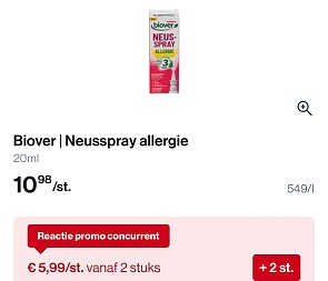 Biover neusspray allergie