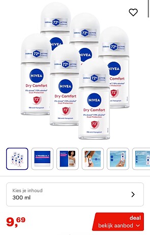 Nivea deo rollers