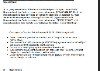 🥛 Campina Extra Proteïne 1L gratis proberen