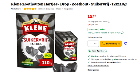 drop zoethout