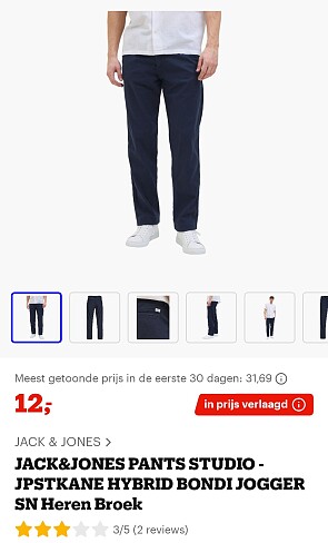 Jack&Jones broek maat M en L