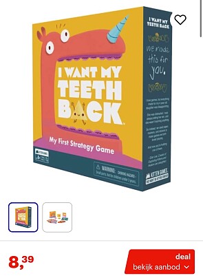 I want my Teeth Back Kaartspel (ENG)