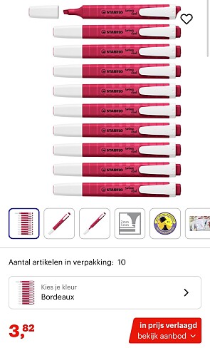 STABILO swing cool Markeerstiften