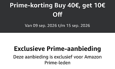 Amazon prime actie
