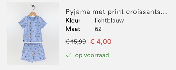2delige pyjama