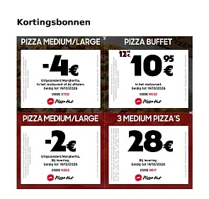 🍕🍕🍕 pizza hut kortingsbonnen 🍕🍕🍕