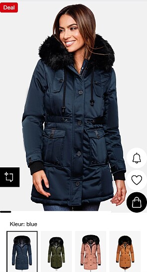 -54% Navahoo-LULUNA Wintermantel