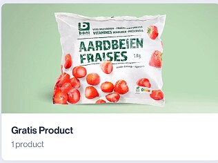 Gratis Boni diepvries aardbeien 🍓 in ruil voor green score punten