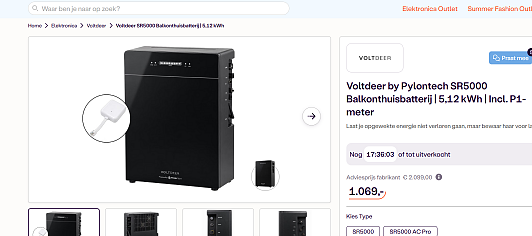 🔋 Voltdeer by Pylontech SR5000 balkonthuisbatterij