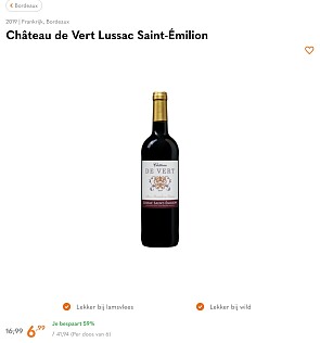 Château de Vert Lussac Saint-Émilion -59%