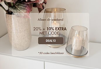 Alleen dit weekend: 20% + 10% extra korting bij Atmooz