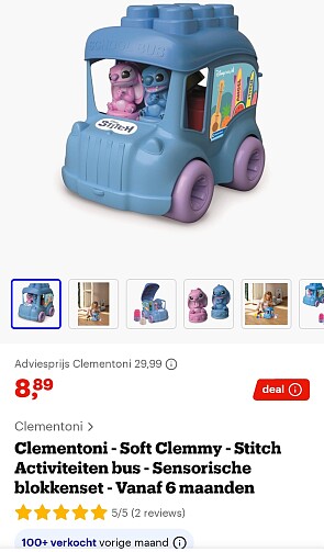Clementoni Stitch sensorische bus 🥰