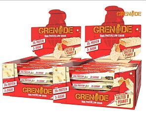 24x Grenade Protein Bar White Choc Salted Peanut 60 g