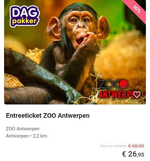 Zoo Antwerpen & Planckendael aan -30%