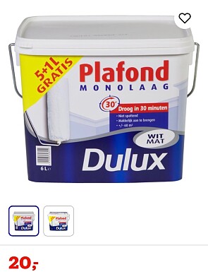 Dulux Plafond verf