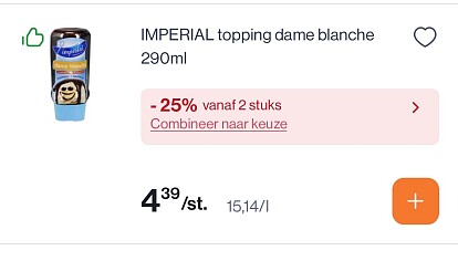 Imperial topping in promo + coupon