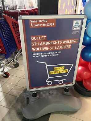 Aldi outlet in Woluwe