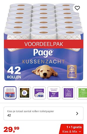 Page wc papier