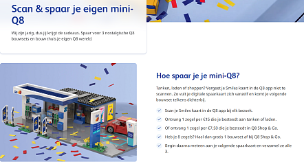 ⛽ Scan en spaar je eigen mini Q8