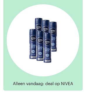 Nivea dagdeal Bol, hoge korting