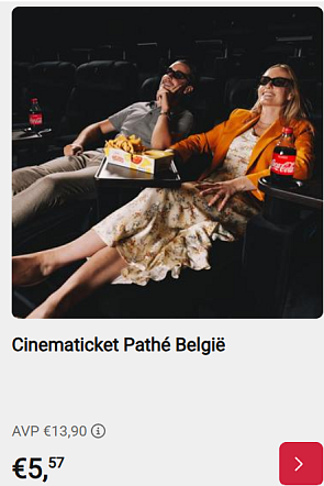 Cinemabezoek met 60% voordeel 🎞️