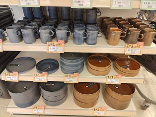 1+1 op servies bij Wooners