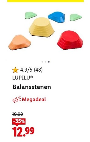 Balansstenen tot -35% bij Lidl