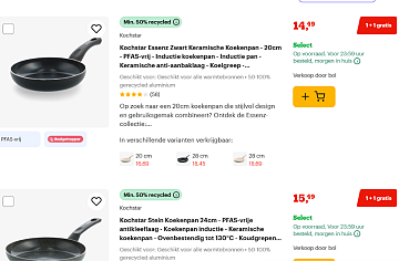 1+1 op pannen