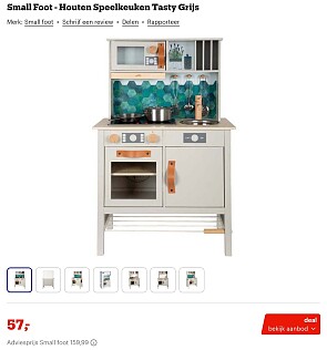 Small Foot houten speelkeuken -64%