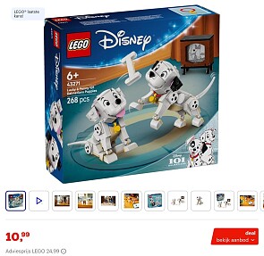LEGO® Disney Lucky en Penny uit 101 Dalmatiërs - 43271