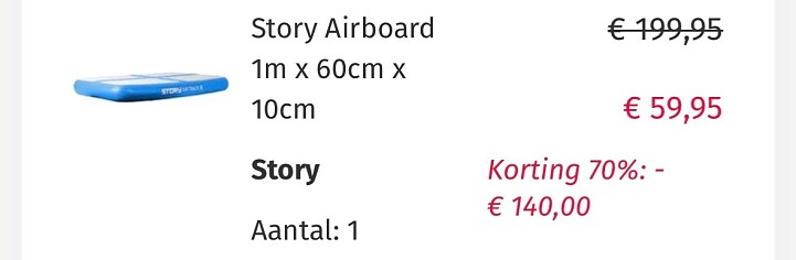 Story Airtrack -71%