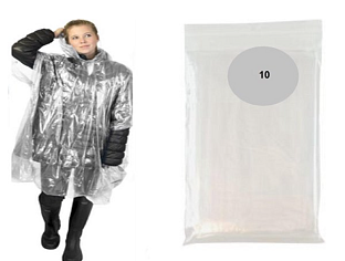 Regenponcho aan slechts 0.95€ per stuk
