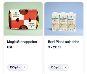 Gratis Boni plan’t producten in extra app van Colruyt