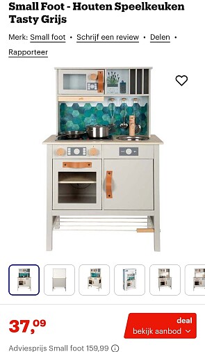 Small Foot houten speelkeuken -77%