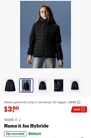 Name it meisjesjassen vanaf 13,49€!