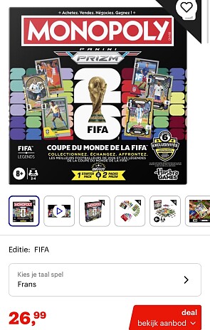 Monopoly Panini FIFA - FR