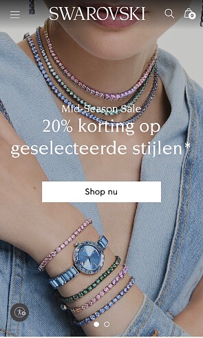 -20% bij Swarovski