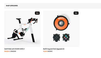 🚴 Zwift Sale Trainers En Accessoires