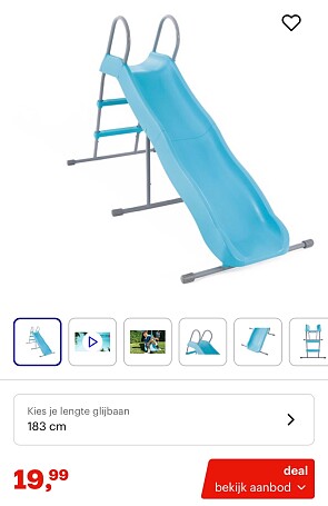 Intex Vrijstaande Glijbaan