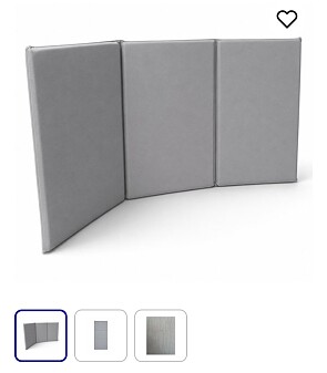 Liefjes & Co Matras Voor Campingbedje 60x120 Opvouwbaar Grijs