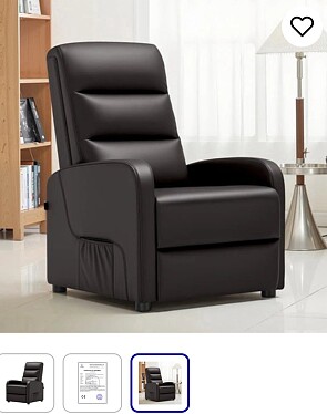 Bruine relaxstoel