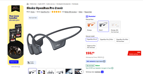 🎧 Shokz OpenRun Pro 2 Noir