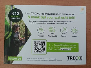 €10 welkomstkorting bij Trixxo