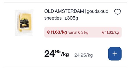 oud amsterdam gouda sneetjes -50%