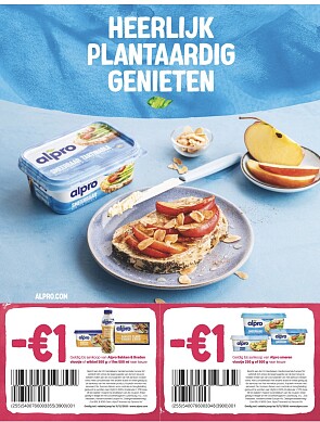 coupon alpro boter in dag allemaal van 29/9/26