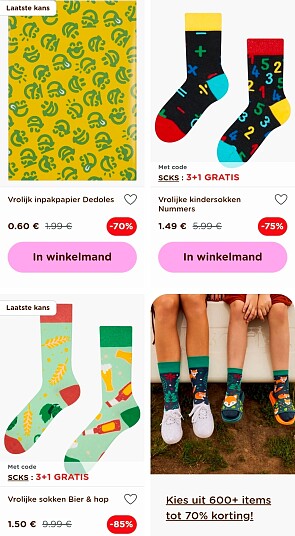 Herfstuitverkoop bij Dedoles